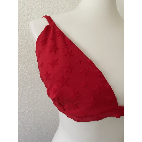 Old Navy Swimwear Bikini Top Triangle Patriotic Swim - Picture 2 of 8